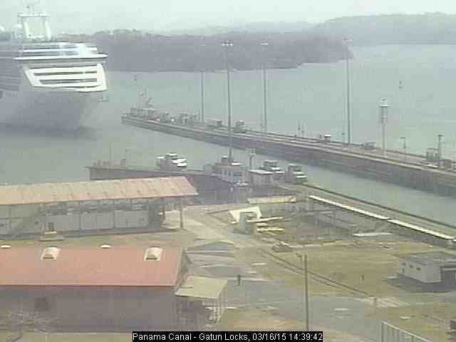 Canal de Panamá Esclusas de Gatun webcam